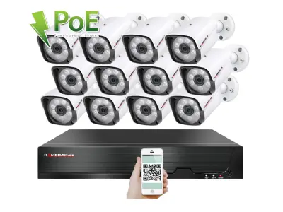 12 kamerov� syst�m PoE IP XM-1201D 8MPx 4K