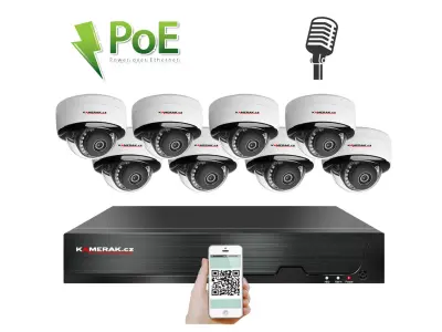 8 kamerov� syst�m PoE IP XM-805B 4MPx