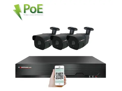 3 kamerov� syst�m PoE IP XM-307B 4MPx