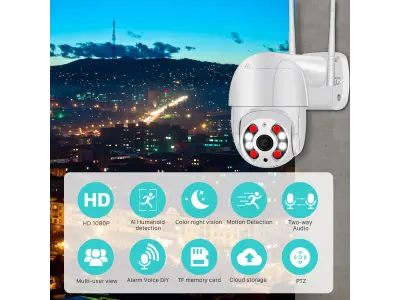 WiFi PTZ oto�n� kamera XM-450 3Mpx, 