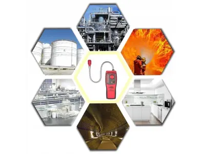 Detektor plynov�ch �nik� - p�enosn� ru�n� p��stroj s vysokou citlivost�