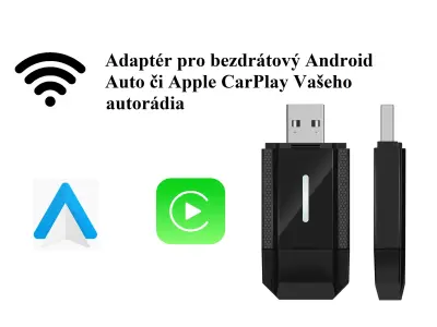 Bezdr�tov� adapt�r CarPlay �i Android Auto pro va�e auto