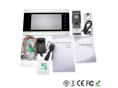 Domovn� WiFi telefon DB09 s monitorem a AHD kamerou, vyzv�n�n� na mobiln� telefon