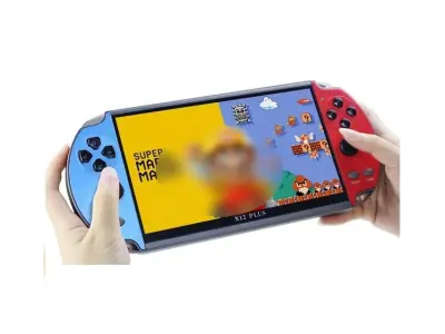 P�enosn� hern� konzole X12Plus 7.0 LCD, 16GB, modro�erven�