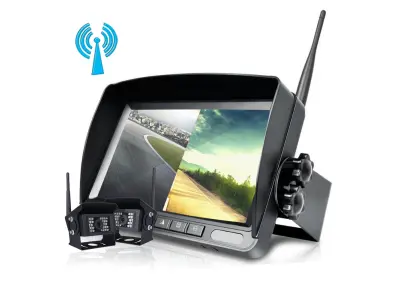 WiFi parkovac� set TRUCK BUS trailer K0232 2 wifi kamery + 7" LCD split