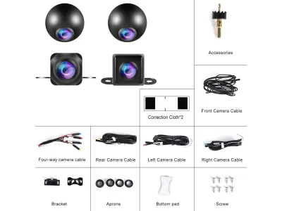 Panoramatick� 360� AHD kamerov� syst�m pro automobily - Bezpe�n� parkov�n� a dokonal� p�ehled