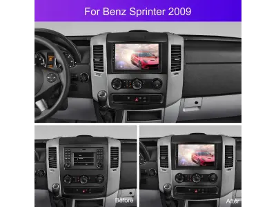 Reduk�n� r�me�ek pro 10,1" autor�dio do Mercedes-Benz Sprinter W906 a VW Crafter (2006-2016) s CANbus