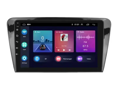 Autor�dio 10,1" LCD A3196 2GB+64GB Android 13 s r�me�kem A7649 pro �koda Octavia III 2012-2019