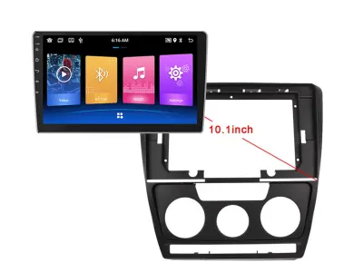 2DIN Autor�dio 10" LCD A2752 Android 10 s r�me�kem A7783 pro �koda Octavia 2004-2014 black