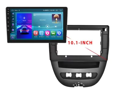 2DIN Autor�dio 10,1" LCD A3196 Android 13 s r�me�kem A7281 pro Toyota, Peugeot, Citroen