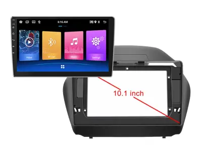 2DIN Autor�dio 10" LCD A2752 Android 10 s r�me�kem A7146 pro Hyundai IX35 2010-2015 (matn� �ern�) 