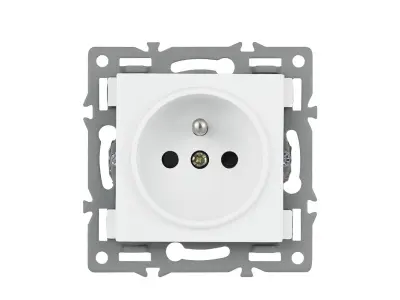 UNIC modul z�suvka MDZ230V 16A b�l� do r�me�ku 82mm