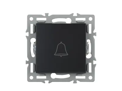 modul MDZ01 Zvonek, plast �ern� pro r�me�ek 82mm