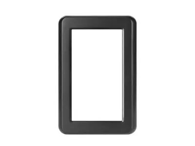 R�me�ek pro modul dvojz�suvka, 122mm plast �ern�