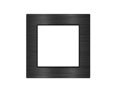 R�me�ek pro 1 modul 52*52mm slitina hlin�ku �ern�