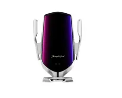 samootv�rac� bezdr�tov� QI nab�je�ka / dr��k do auta s automatick�m uchopen�m telefonu R1  silver - 190 K�