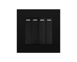 SRAN 4vyp�na� v�etn� r�me�ku plast �ern� - 88 K�