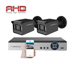 2 kamerov� AHD set HE2-57E 5Mpx 1920p, H.265, CZ menu - 3790 K�