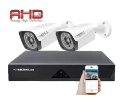 2 kamerov� AHD set HE2-60E 5Mpx 1920p, H.265, CZ menu - 3790 K�