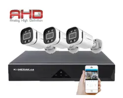 3 kamerov� AHD set WN3-59E 5Mpx 1920p, H.265, CZ menu - 4790 K�