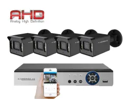 4 kamerov� AHD set HE4-57E 5Mpx 1920p, H.265, CZ menu - 5590 K�