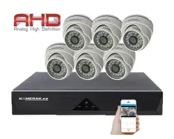 6 kamerov� AHD set WN6-51E 5Mpx 1920p, H.265, CZ menu - 7490 K�