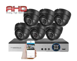 6 kamerov� AHD set HE6-64E 5Mpx 1920p, H.265, CZ menu - 8090 K�