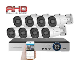 8 kamerov� AHD set HE8-63A 2Mpx 1080p, H.265, CZ menu - 6690 K�