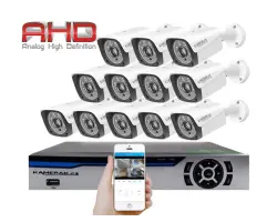 12 kamerov� AHD set HE12-55E 5Mpx 1920p, H.265, CZ menu - 15190 K�