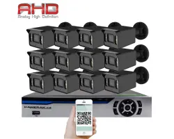 12 kamerov� AHD set HE12-57E 5Mpx 1920p, H.265, CZ menu - 15890 K�