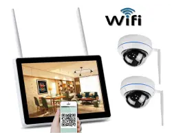 Bezdr�tov� 2 kamerov� set WiFi IP PRO WIP2-154B 11,6"LCD, 3MPx, CZ menu - 6890 K�