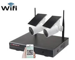 Bezdr�tov� sol�rn� 2 kamerov� system Wifi IP Pro WIP2-210B 4MPx, CZ menu - 4890 K�