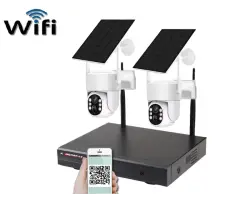 Bezdr�tov� sol�rn� PTZ 2 kamerov� syst�m Wifi IP Pro WIP2-211B 4MPx, CZ menu - 5090 K�