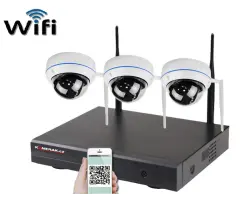 Bezdr�tov� 3 kamerov� set WiFi IP PRO WIP3-304C 5MPx, CZ menu - 5990 K�