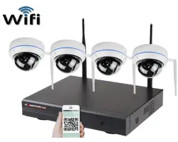 Bezdr�tov� 4 kamerov� set WiFi IP PRO WIP4-104B 3MPx, CZ menu - 5490 K�
