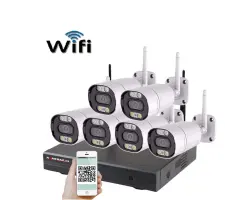 Bezdr�tov� 6 kamerov� set WiFi IP PRO WIP6-105B 3MPx, CZ menu - 7890 K�