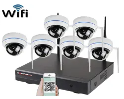 Bezdr�tov� 6 kamerov� set WiFi IP PRO WIP6-304C 5MPx, CZ menu - 10390 K�