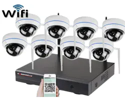 Bezdr�tov� 8 kamerov� set WiFi IP PRO WIP8-104B 3MPx, CZ menu - 9990 K�