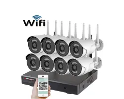 Bezdr�tov� 8 kamerov� set WiFi IP PRO WIP8-106B 3MPx, CZ menu - 9690 K�