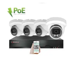 PoE IP 4 kamerov� set XM-409B 4MPx, CZ menu - 7690 K�