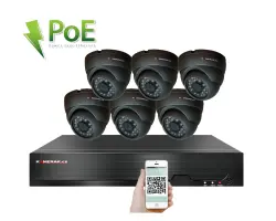 4K PoE IP 6 kamerov� set XM-611D 8MPx, H.265, CZ menu - 15190 K�