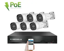 4K PoE IP 6 kamerov� set XM-608D 8MPx, CZ menu - 13490 K�