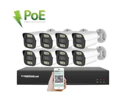 PoE IP 8 kamerov� set XM-814B 4MPx, CZ menu - 13690 K�
