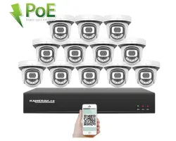 PoE IP 12 kamerov� set  XM-1212B 4MPx, CZ menu - 23190 K�