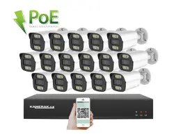 PoE IP 16 kamerov� set XM-1614B 4MPx, CZ menu - 29890 K�