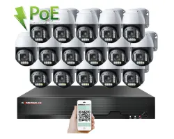 4K PoE IP 16 kamerov� set XM-PTZ-1620D, 8Mpx, CZ menu - 46590 K�