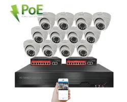4K IP 12 kamerov� set s extern�m PoE XM-1202D-Ext. 8MPx, CZ menu - 28090 K�