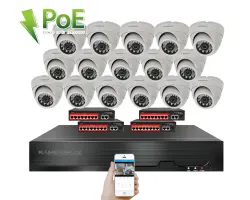 4K IP 16 kamerov� set s extern�m PoE XM-1602D-Ext. 8MPx, CZ menu - 35690 K�