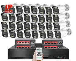 IP 32 kamerov� set s extern�m PoE XM-3214B-Ext. 4MPx, CZ menu - 49890 K�