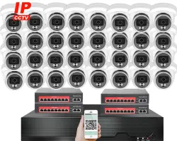 4K IP 32 kamerov� set s extern�m PoE XM-3209D-Ext. 8MPx, CZ menu - 71490 K�